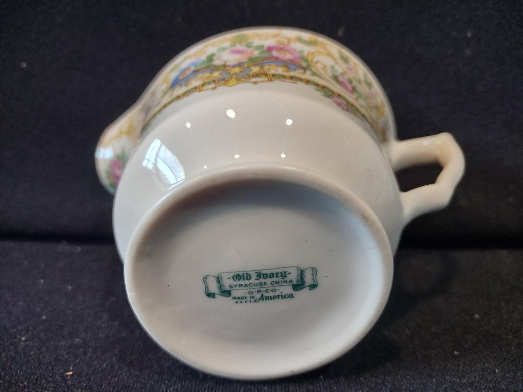 Vintage Syracuse China Opco USA Rose Marie Creamer Pitcher [7200]