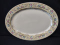 Vintage Syracuse China Rose Marie Floral Oval Serving Platter [7204]
