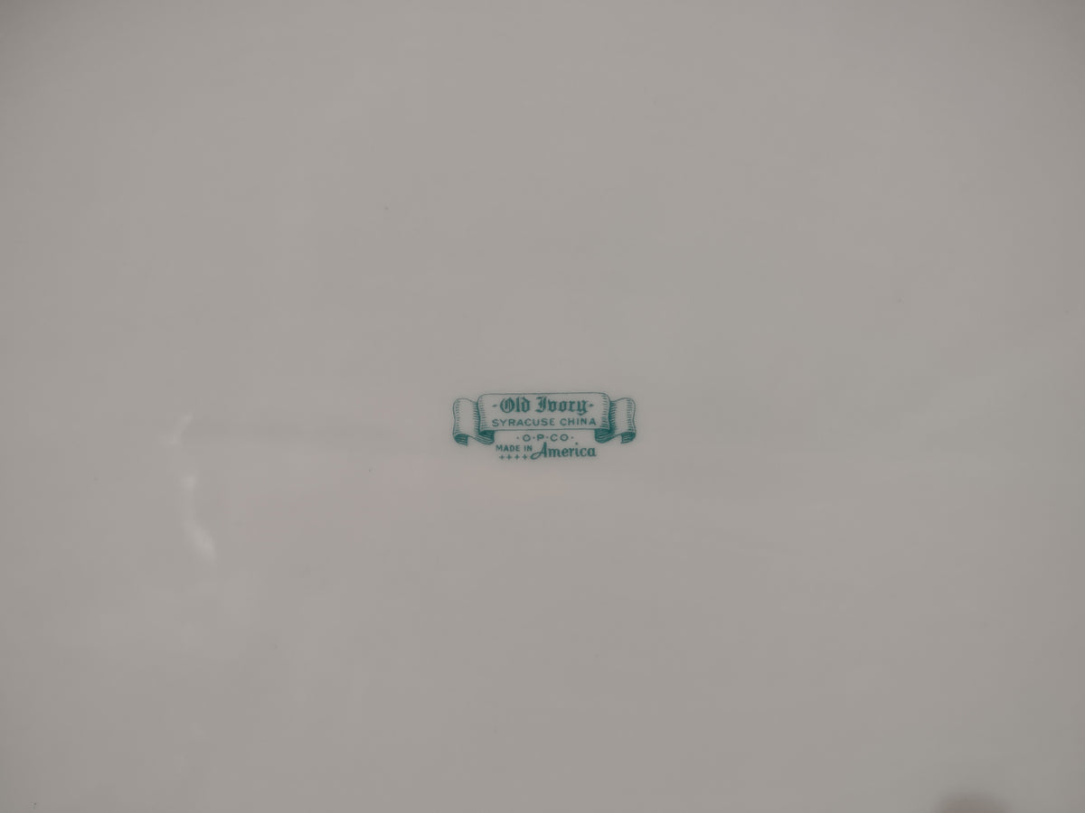Vintage Syracuse China Rose Marie Floral Oval Serving Platter [7204]