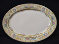 Vintage Syracuse China Rose Marie Floral Oval Serving Platter [7205]