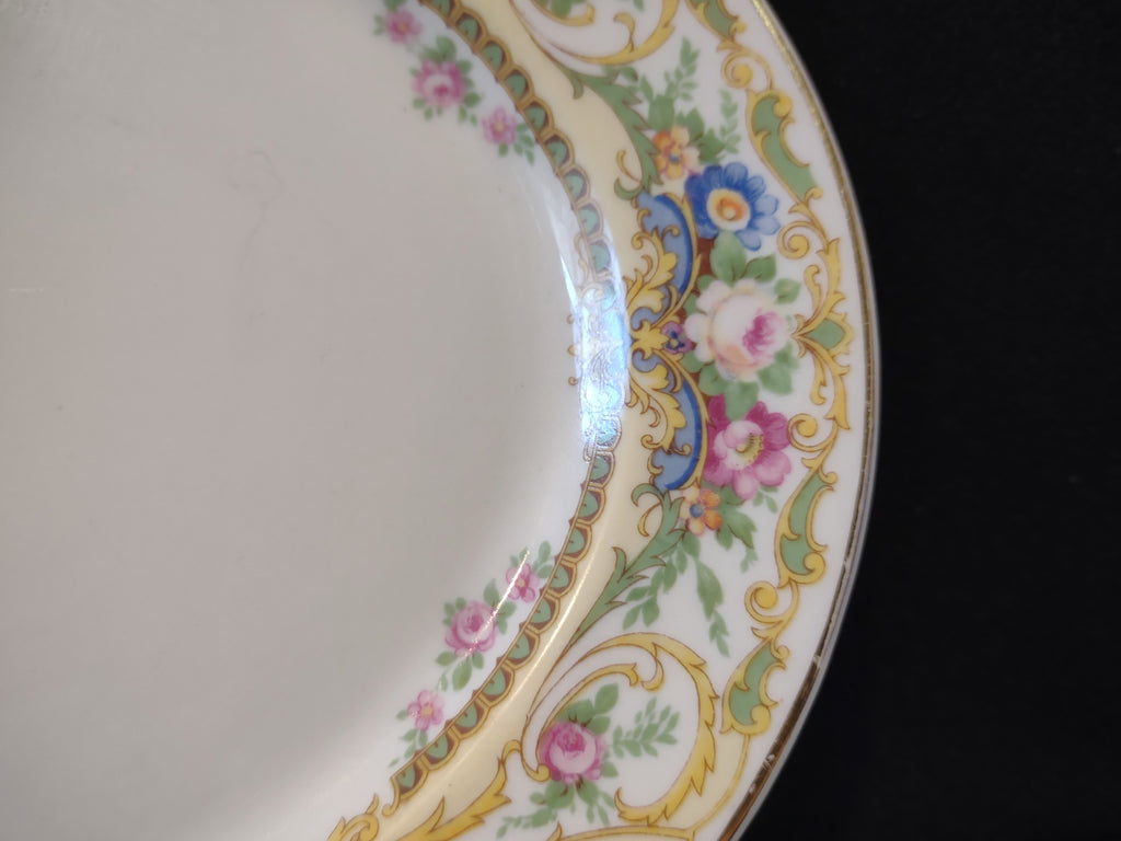 Vintage Syracuse China Rose Marie Floral Oval Serving Platter [7205]