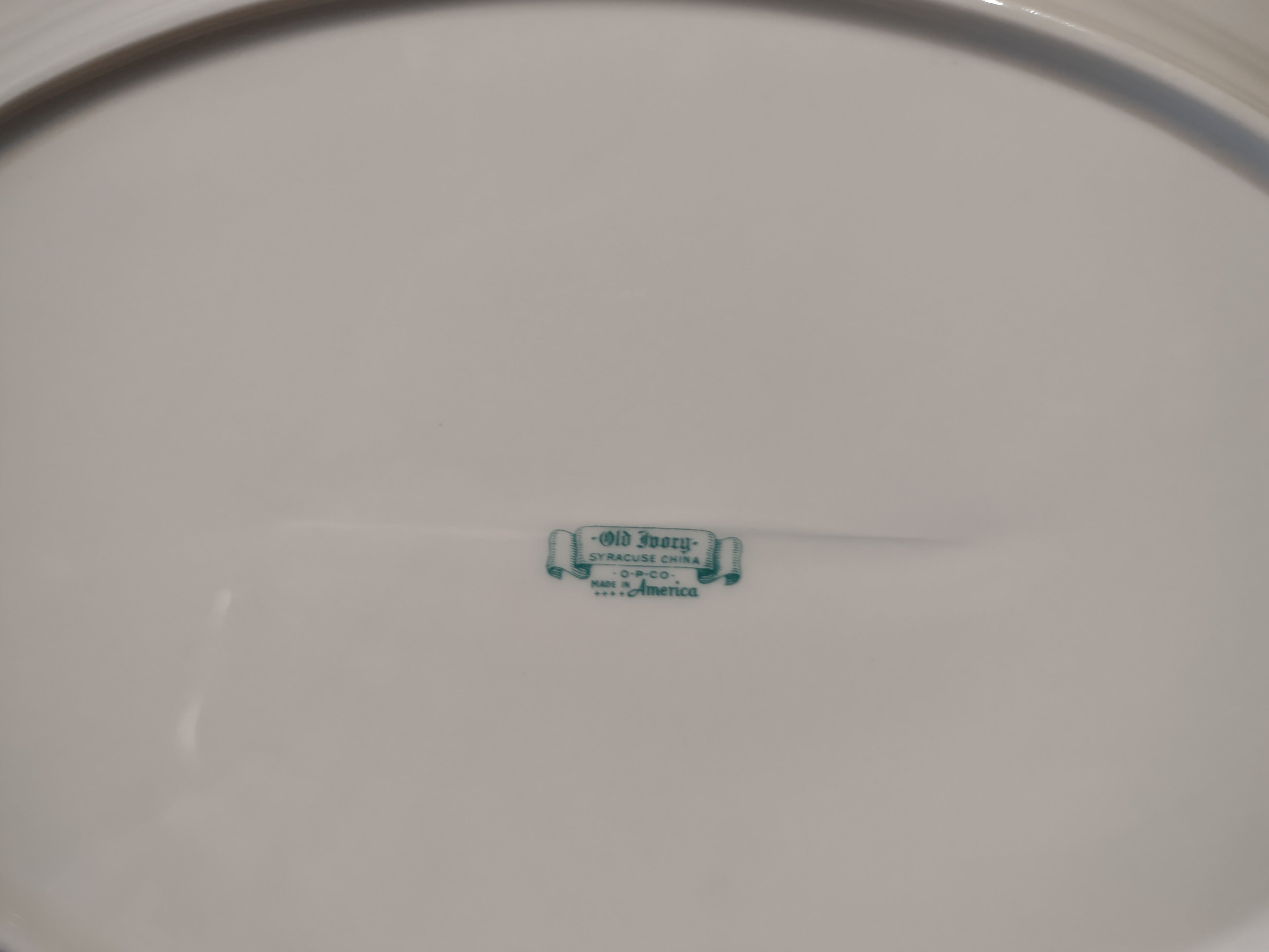 Vintage Syracuse China Rose Marie Floral Oval Serving Platter [7205]