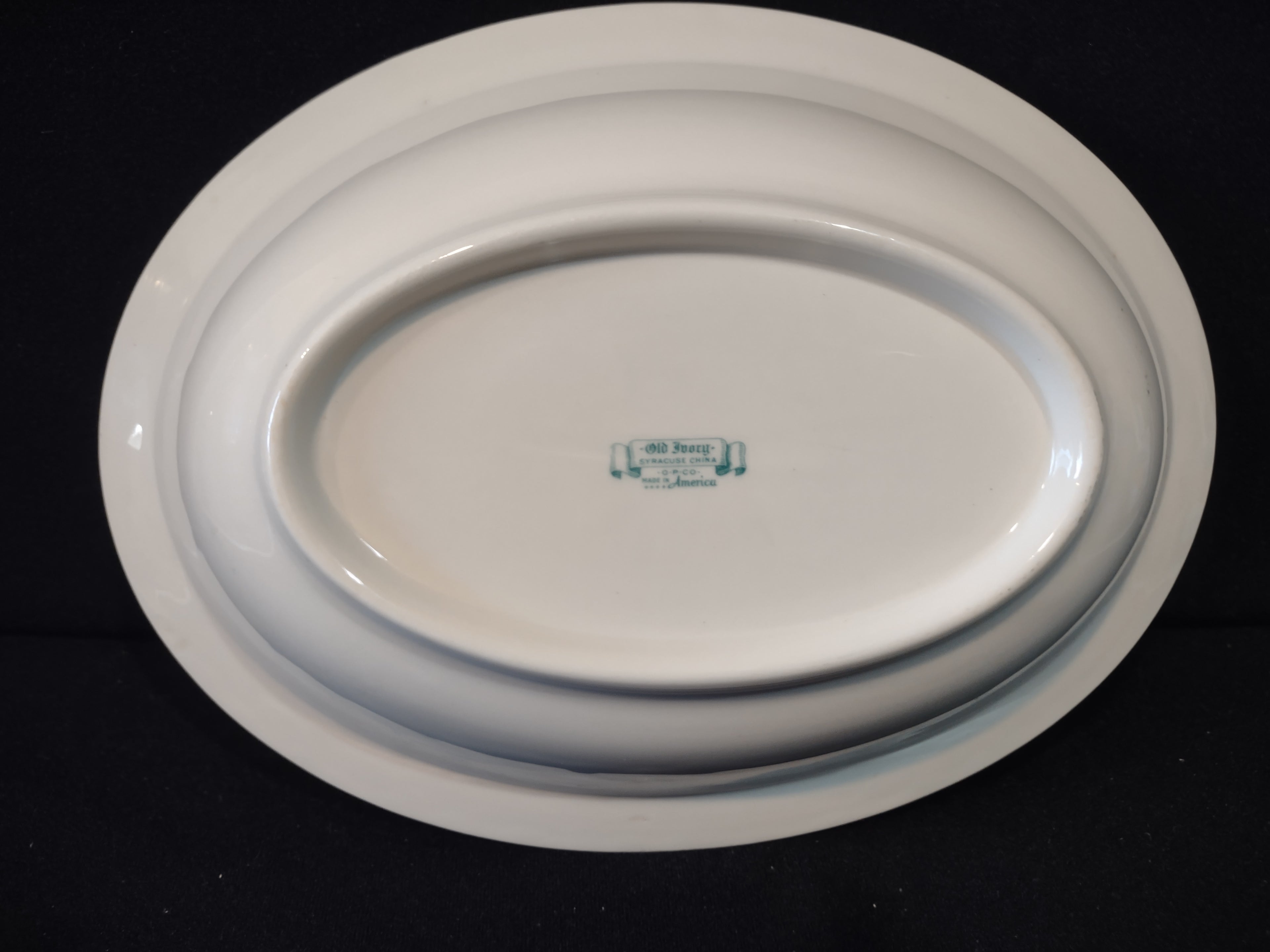 Vintage Syracuse China Rose Marie Floral Oval Vegetable Serving Bowl [7206]