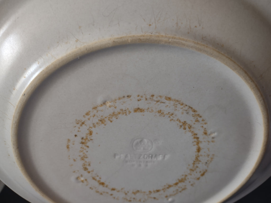 Vintage Pfaltzgraff Yorktowne Blue Floral Plate Set of 2 IMPERFECT [6410]