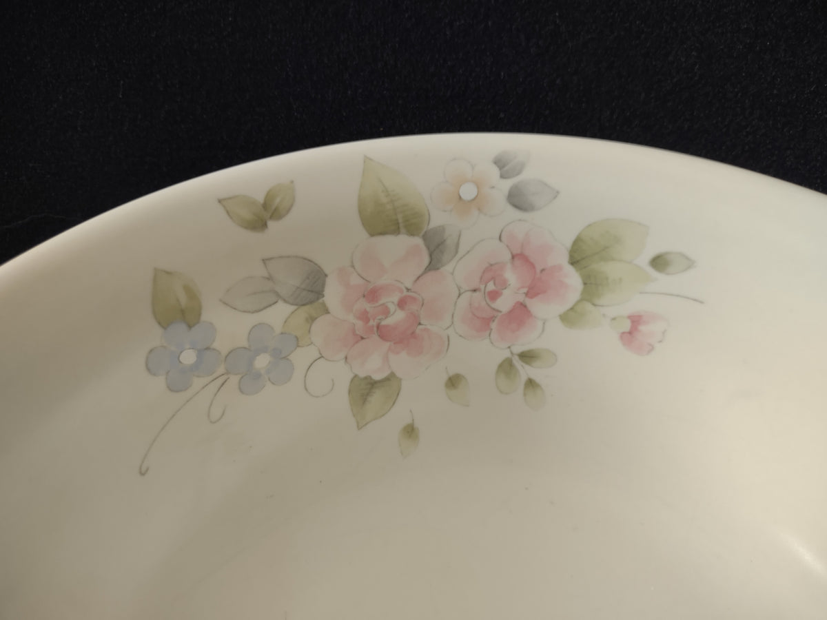 Vintage Pfaltzgraff Pink Floral Soup Cereal Bowl 9.5" [6393]