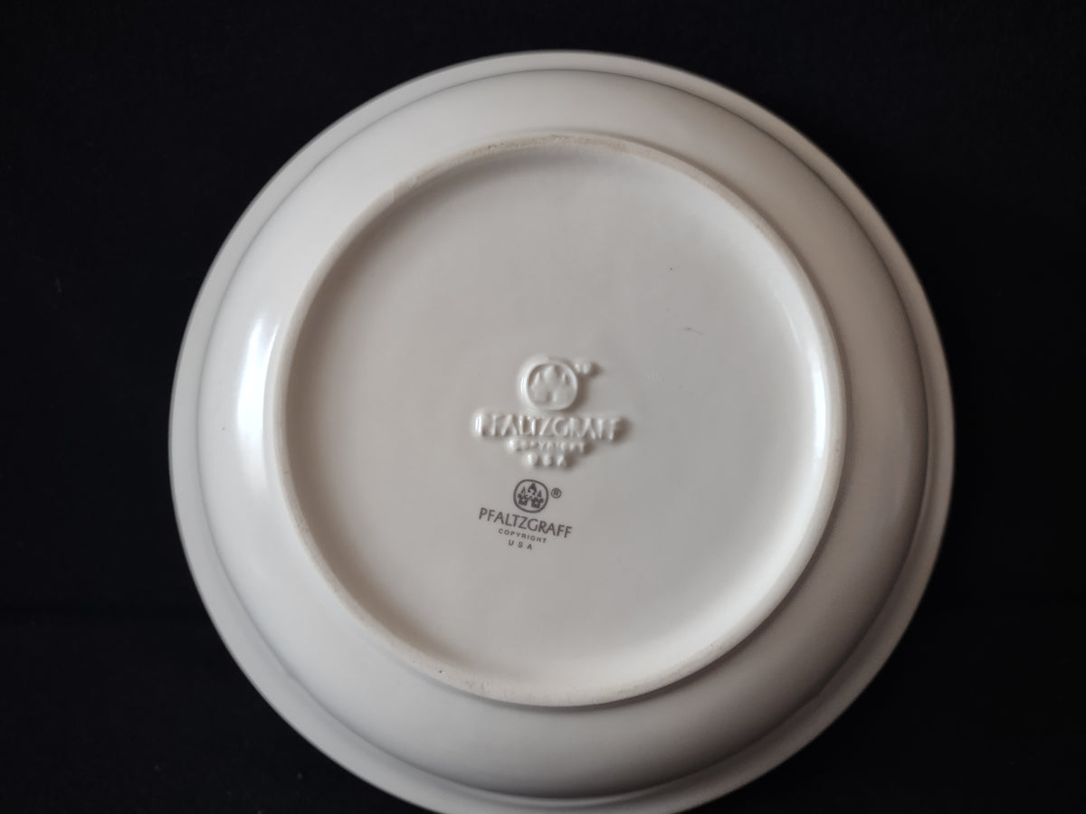 Vintage Pfaltzgraff Pink Floral Soup Cereal Bowl 9.5" [6393]