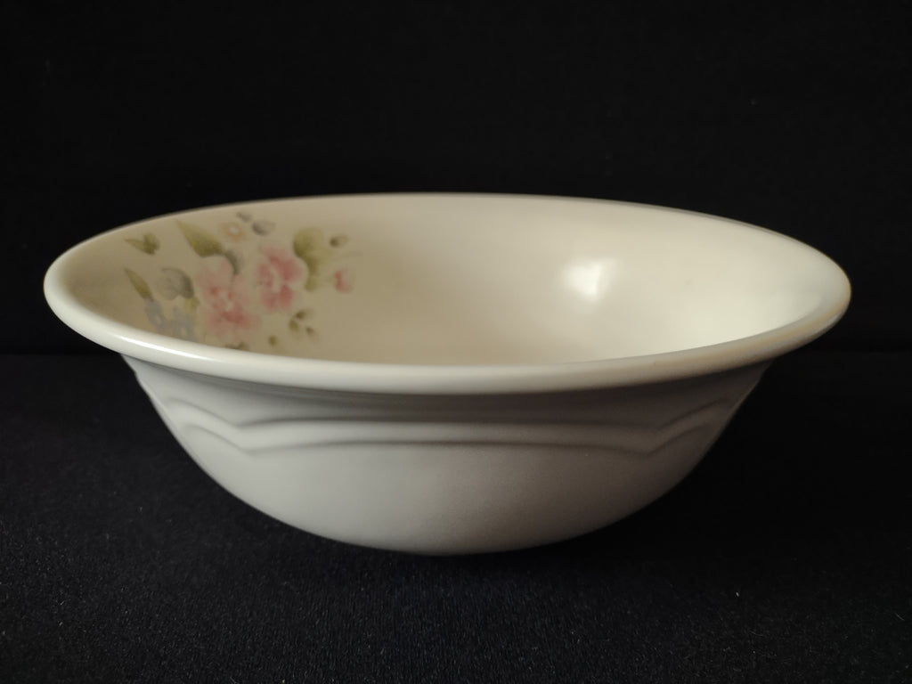 Vintage Pfaltzgraff Pink Floral Soup Cereal Bowl 9.5" [6393]