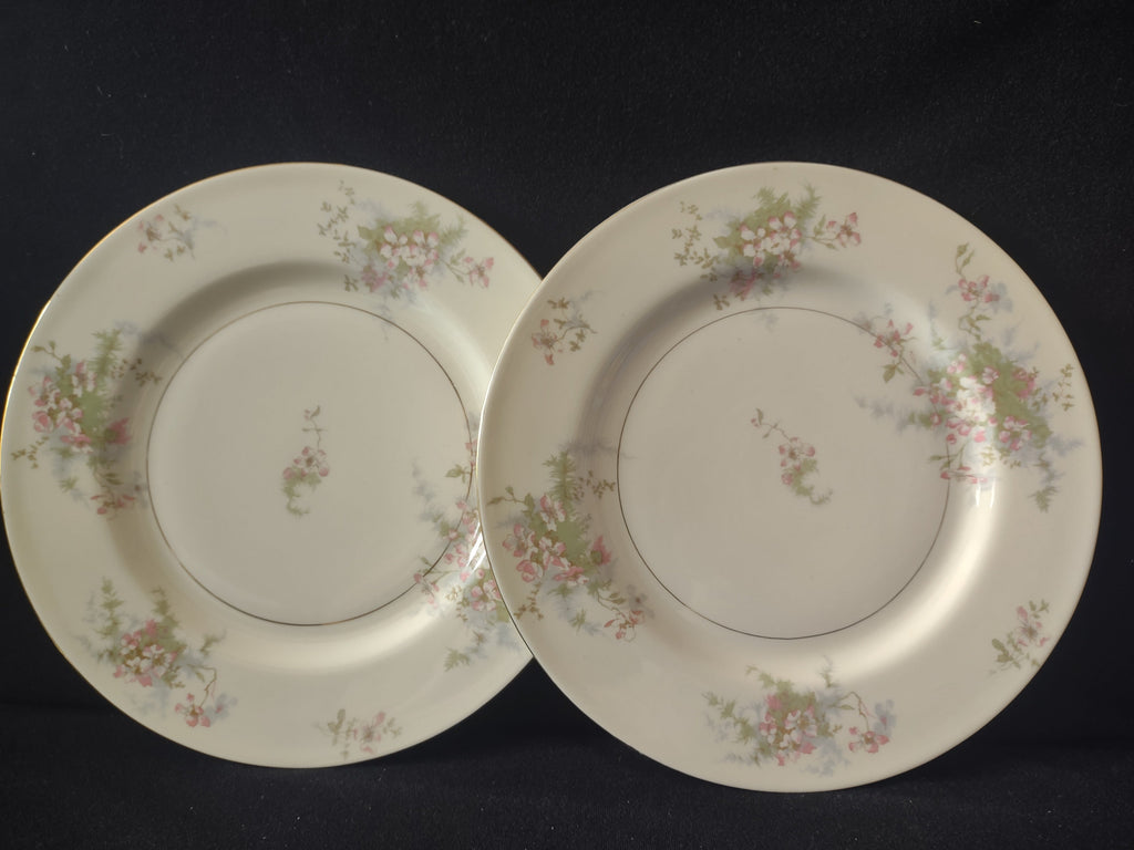 Vintage Theodore Haviland New York Apple Blossom plate backstamp Made in America