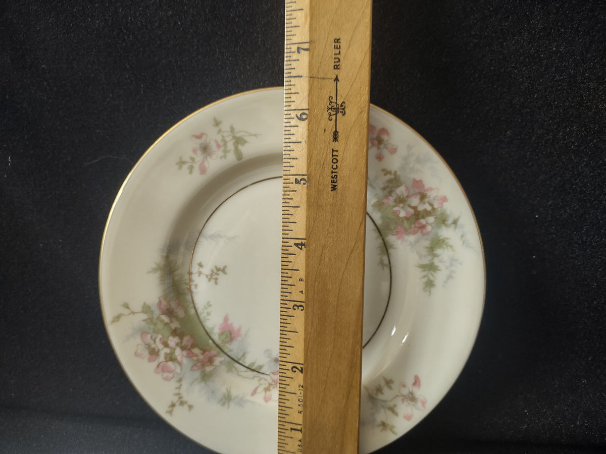 Vintage Theodore Haviland NY Apple Blossom Small Plate Set of 7 [7218]