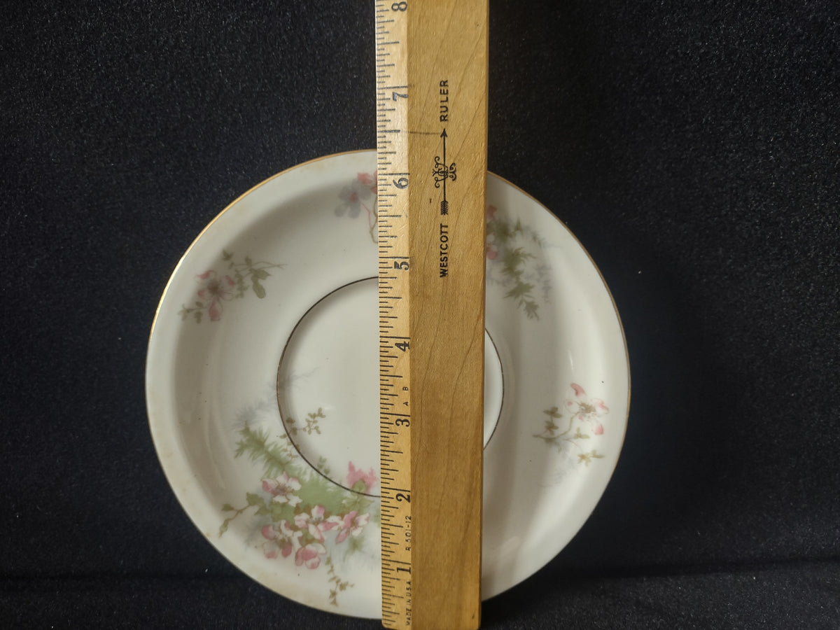 Vintage Theodore Haviland NY Apple Blossom Cream Soup Cup Set of 3 [7220]