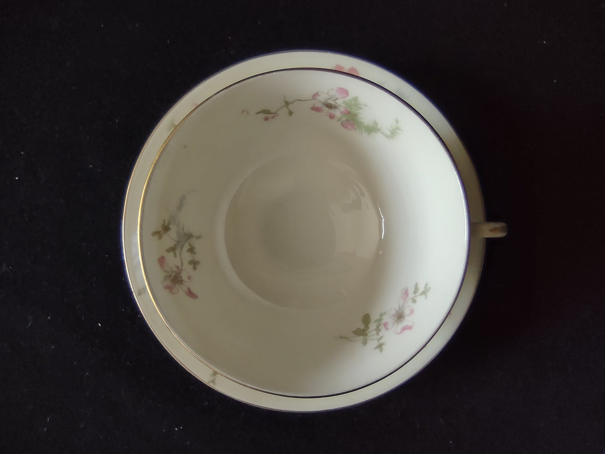 Vintage Theodore Haviland NY Apple Blossom Cup & Saucer Set of 2 [7222]