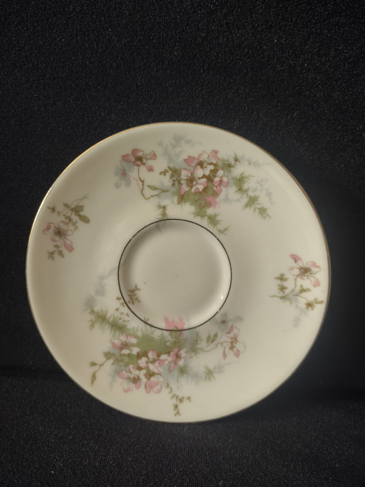 Vintage Theodore Haviland New York Apple Blossom Saucer [7223]