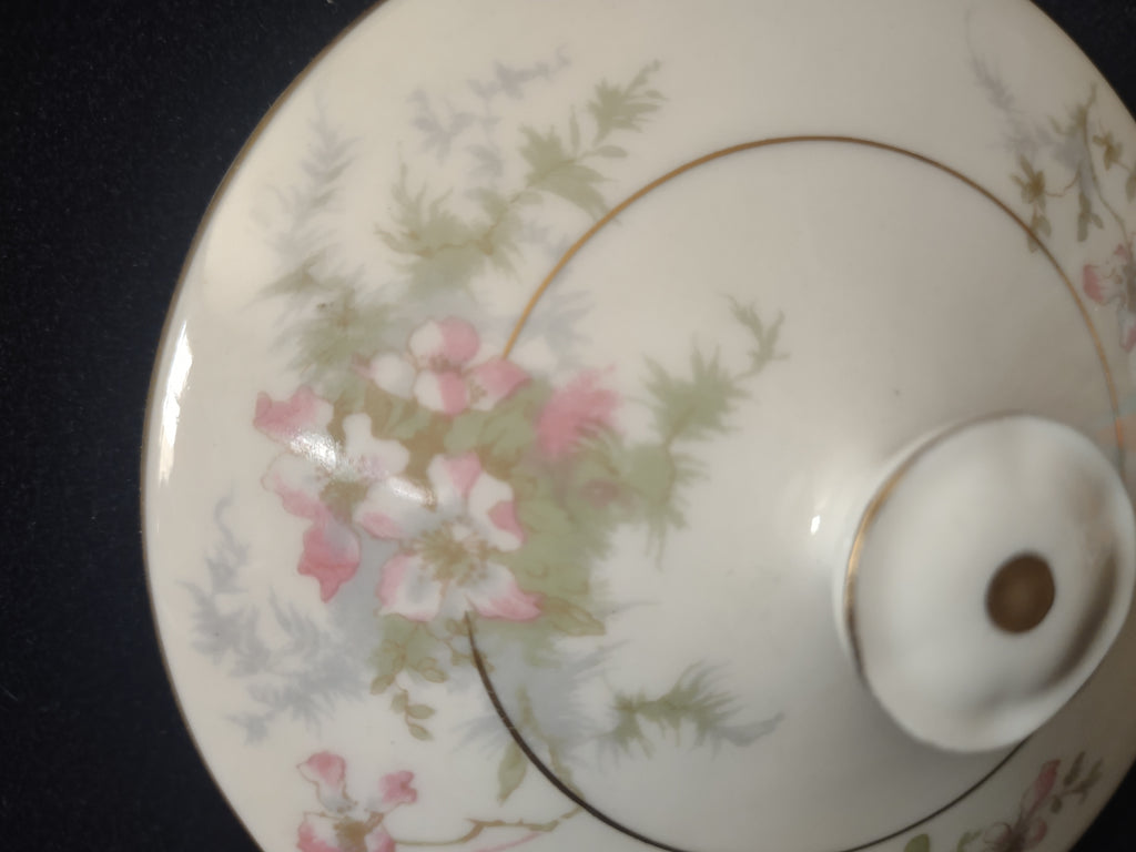 Vintage Theodore Haviland NY Apple Blossom Sugar Bowl Lid Replacement [7224]