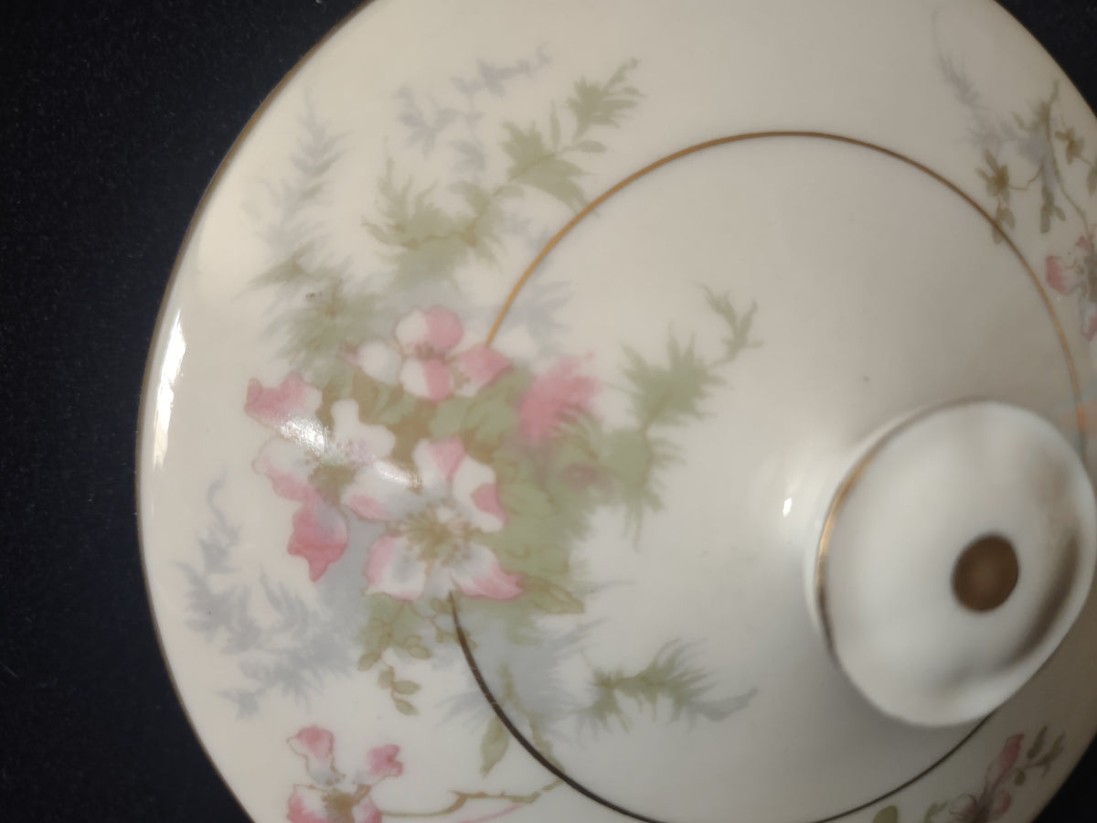 Vintage Theodore Haviland NY Apple Blossom Sugar Bowl Lid Replacement [7224]