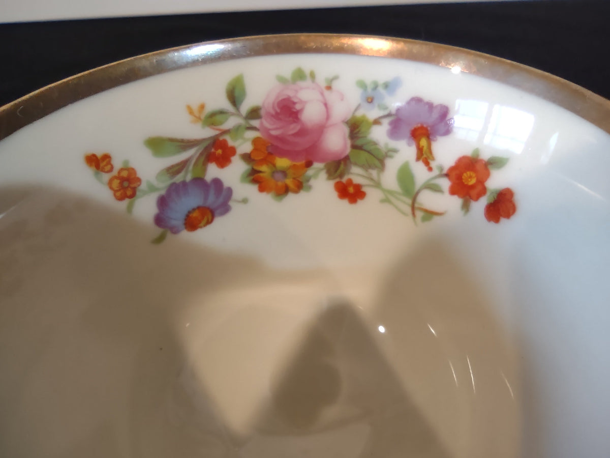 Syracuse China cobalt blue cup and saucer additional view