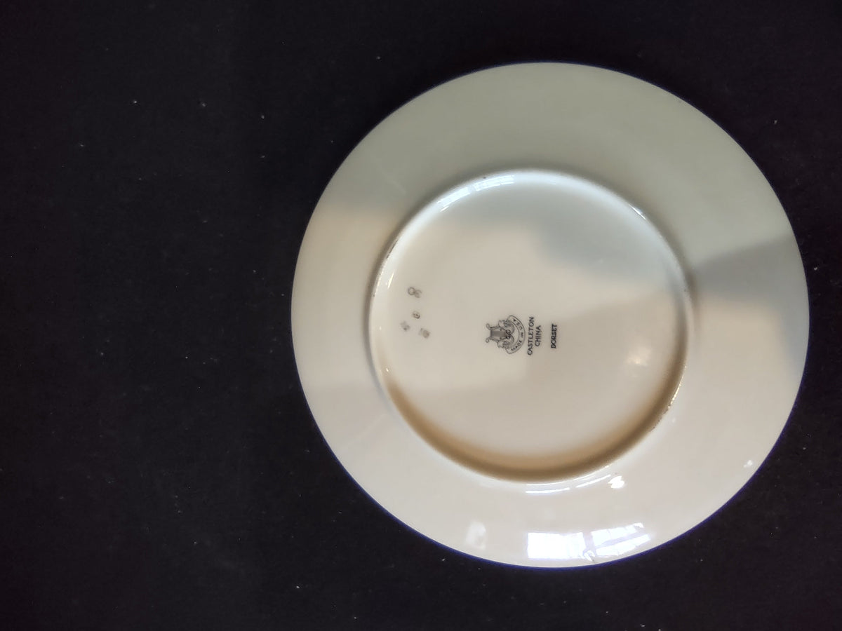 Castleton China Dorset plate front view