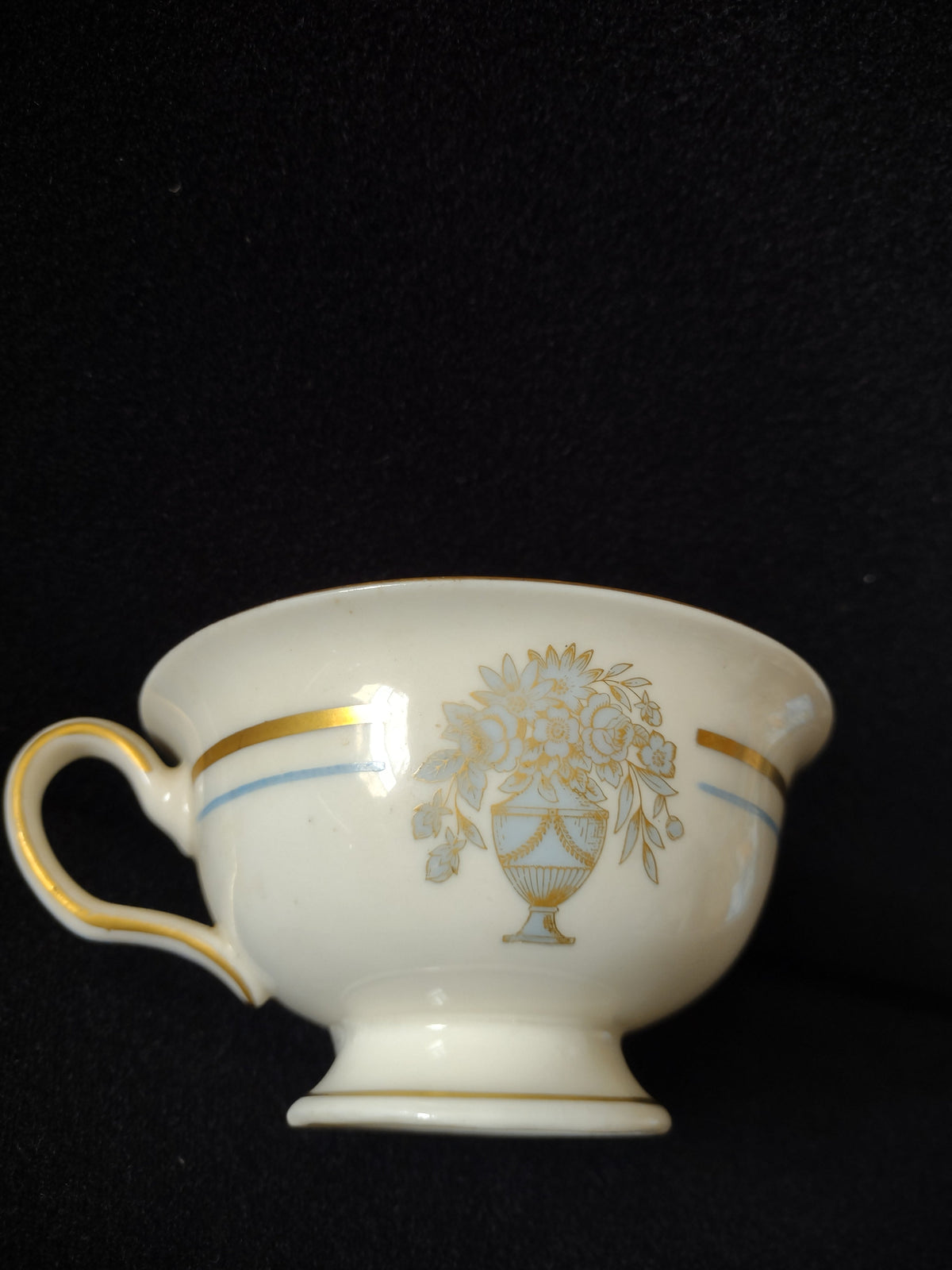 Castleton China Dorset footed cups set of 2 front view