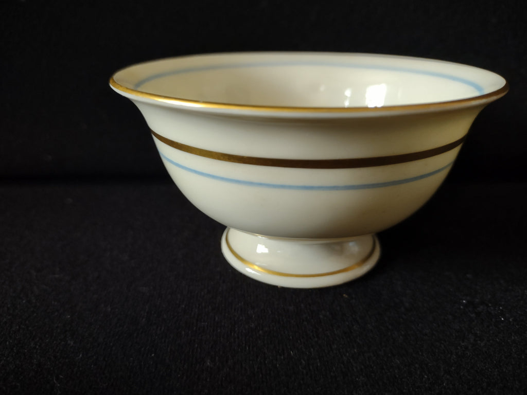 Castleton China Dorset cup side view with floral urn motif