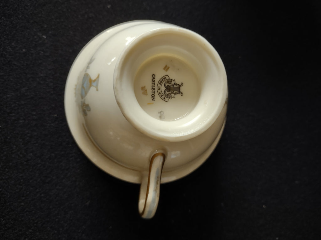 Castleton China Dorset cup reverse side view
