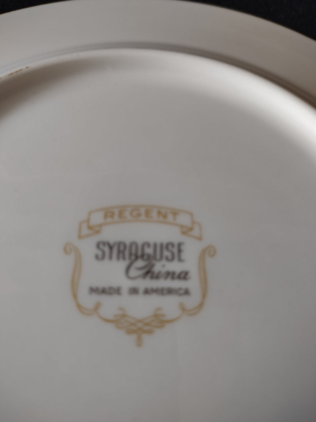 Syracuse China Regent backstamp - Made in America