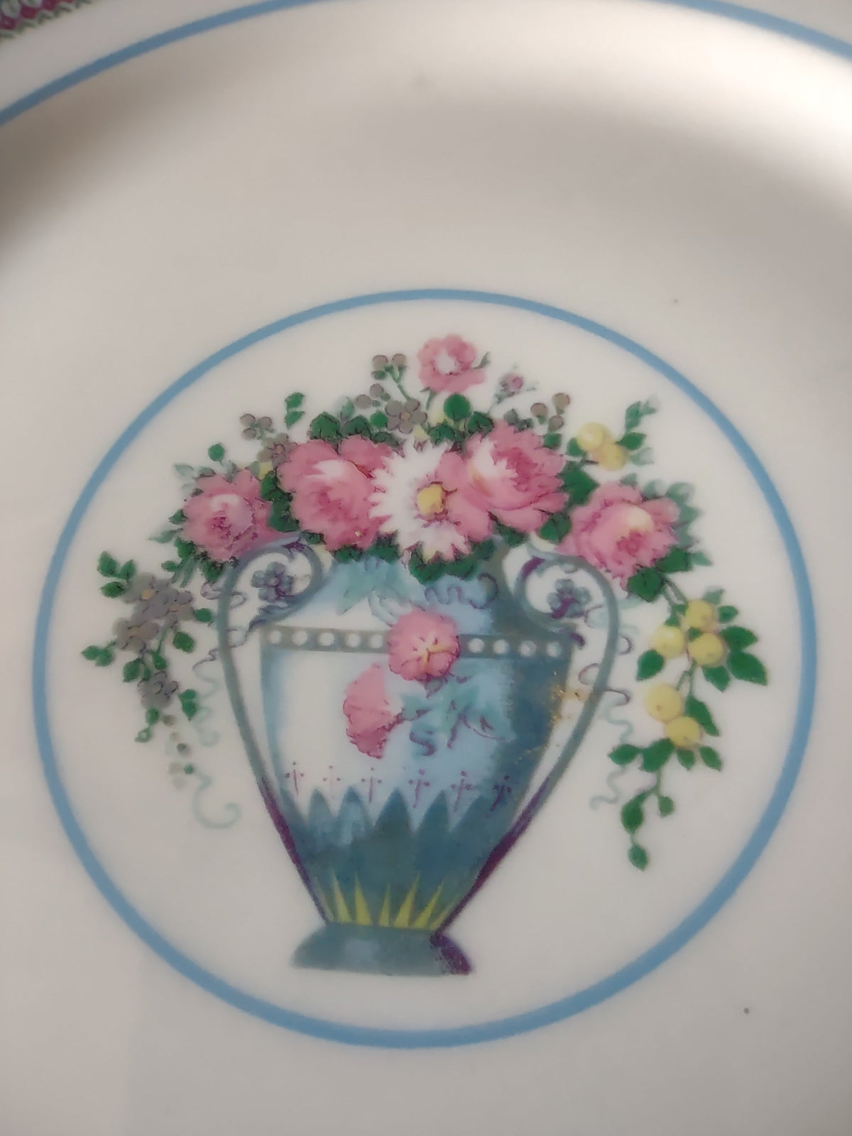 Vintage Limoges France plate backstamp bottom mark