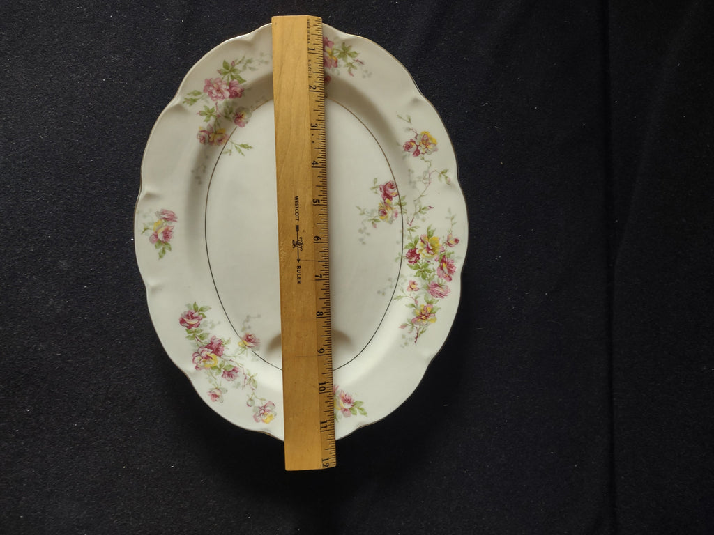Vintage Lamberton China Dorset platter size measurement 13 inches