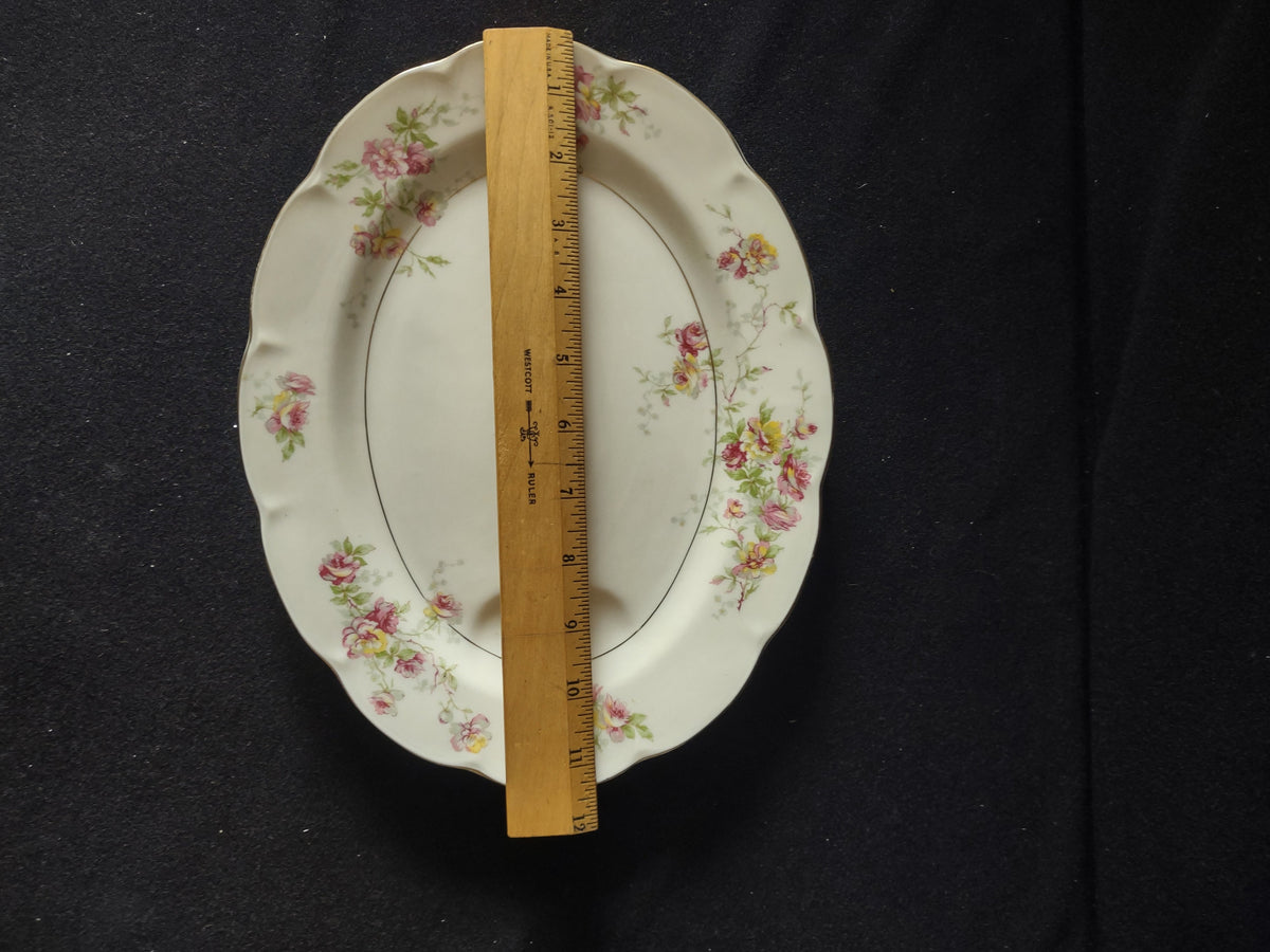 Vintage Lamberton China Dorset platter size measurement 13 inches
