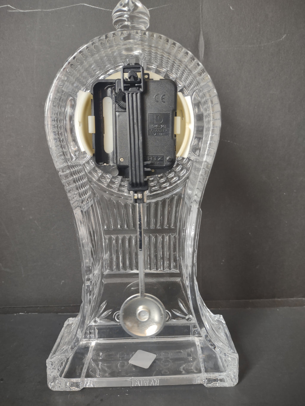 Vintage Danbury Clock Co Lead Crystal Mantel Clock Not Working [7344]