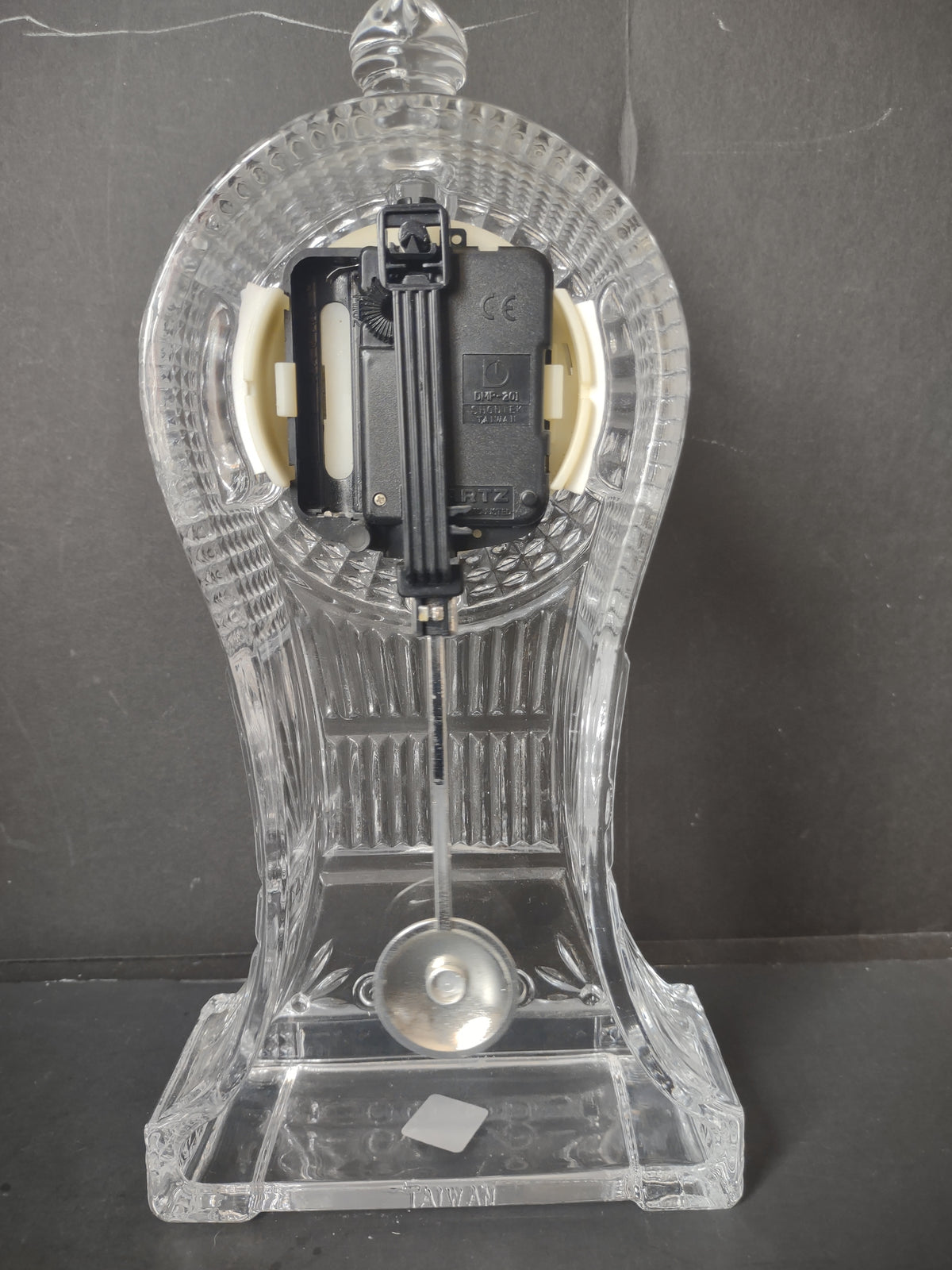 Vintage Danbury Clock Co Lead Crystal Mantel Clock Not Working [7344]