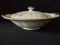 Vintage Theodore Haviland NY Dorset bowl interior with ruler showing 10 inch width