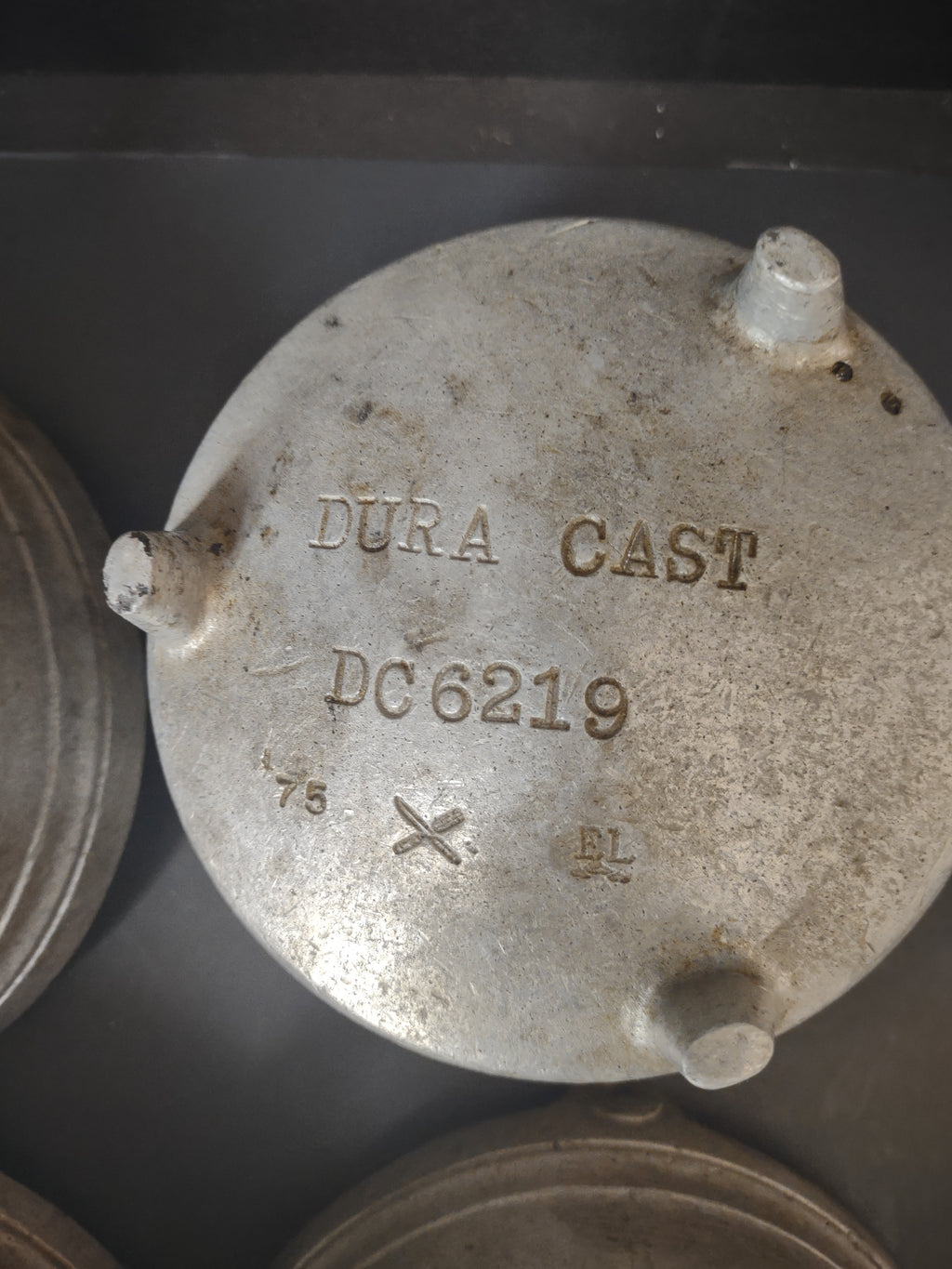 Vintage Dura Cast DC6219 Cast Aluminum Cauldron Bean Pot Set of 4 [7340]