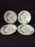 Vintage Theodore Haviland NY Dorset saucer top view with ruler showing 6 inch diameter