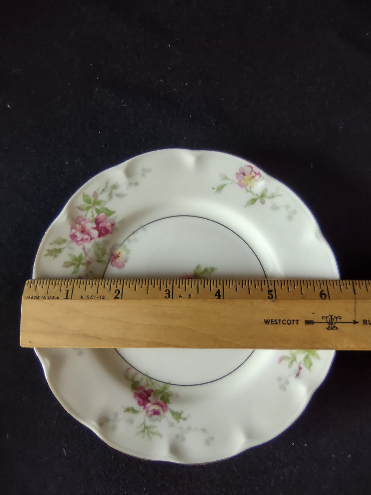 Vintage Theodore Haviland NY Dorset saucer backstamp Theodore Haviland New York Made in America Dorset
