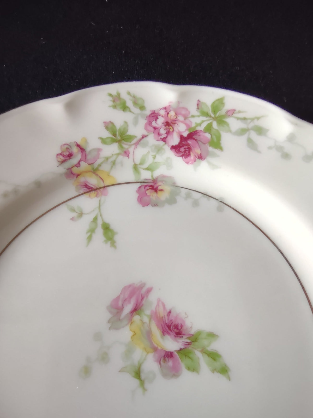 Vintage Theodore Haviland NY Dorset saucer underside clean view