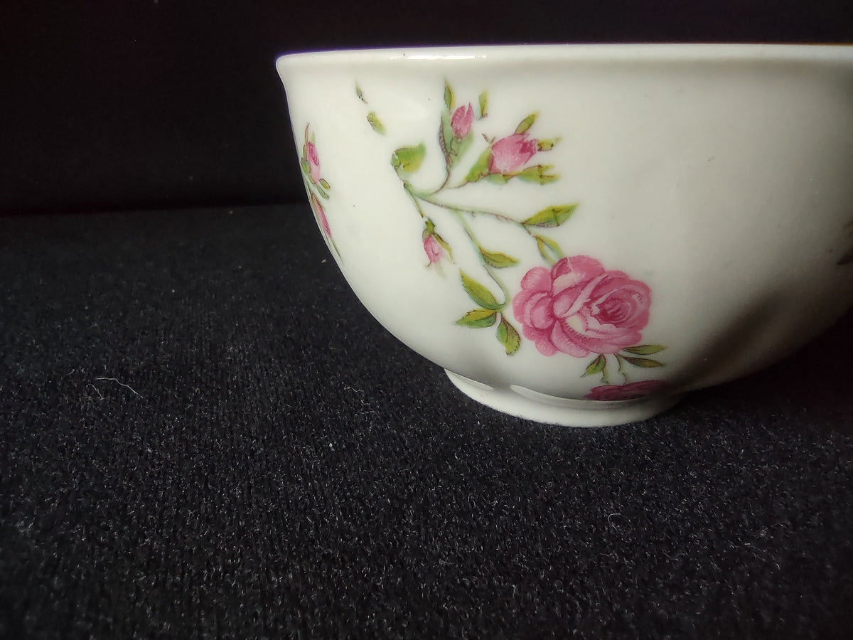 Theodore Haviland Delaware saucer interior with pink rose pattern