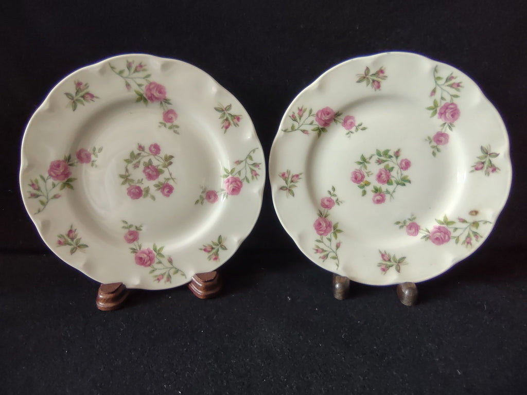 Theodore Haviland New York Delaware pattern plate backstamp monogram mark on off-white base