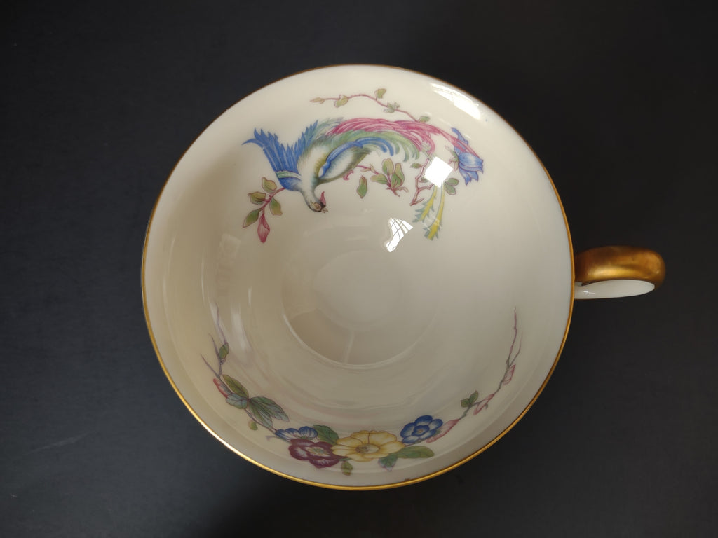 Vintage Castleton China Phoenix Footed Teacup Set of 2 [7281]