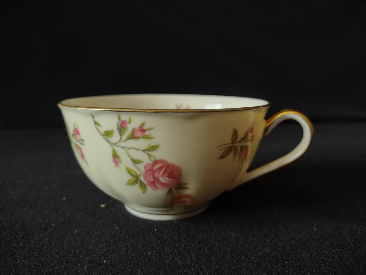 Vintage Theodore Haviland NY Delaware Pink Rose Tea Cup [7270]