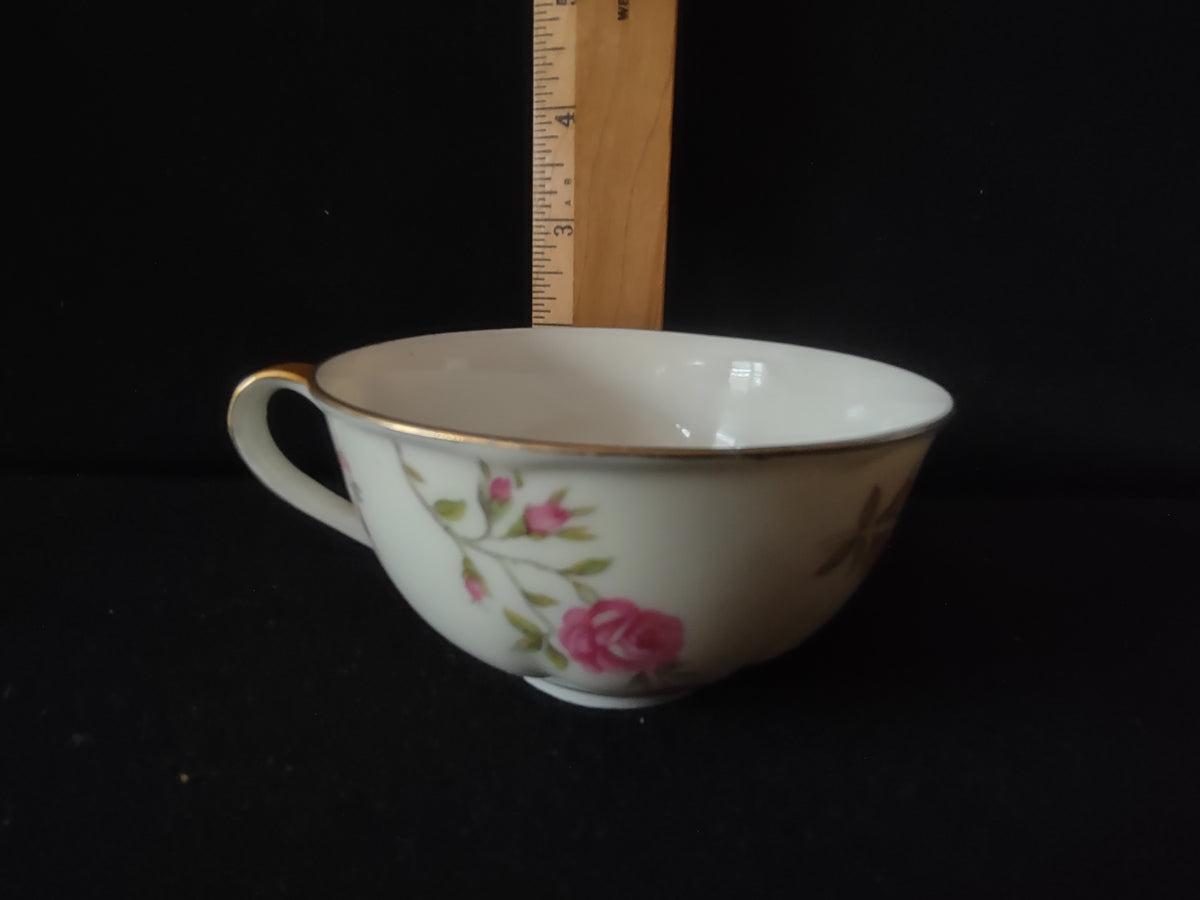 Vintage Theodore Haviland NY Delaware Pink Rose Tea Cup [7270]