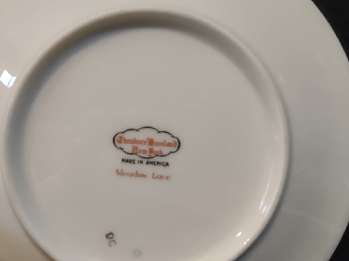 Theodore Haviland New York Meadow Lace backstamp, Made in America