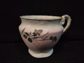 Vintage Metlox Lustre Ware Creamer Pink Lavender Floral Fleur-de-Lis Mark [7278]