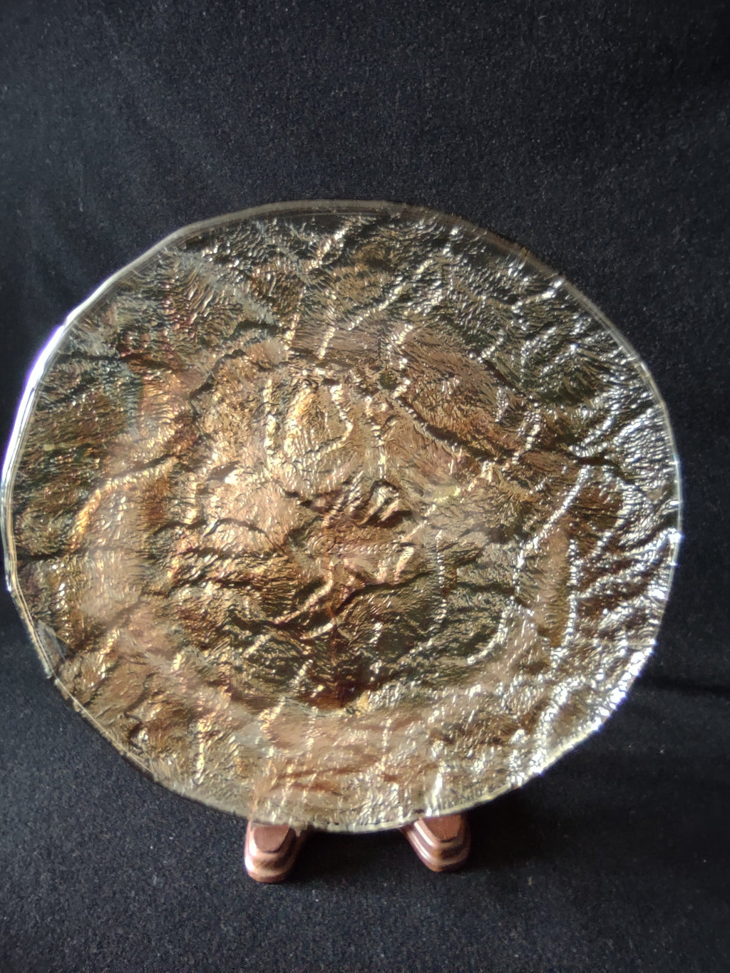 Top view with ruler showing approximately 9 inch diameter