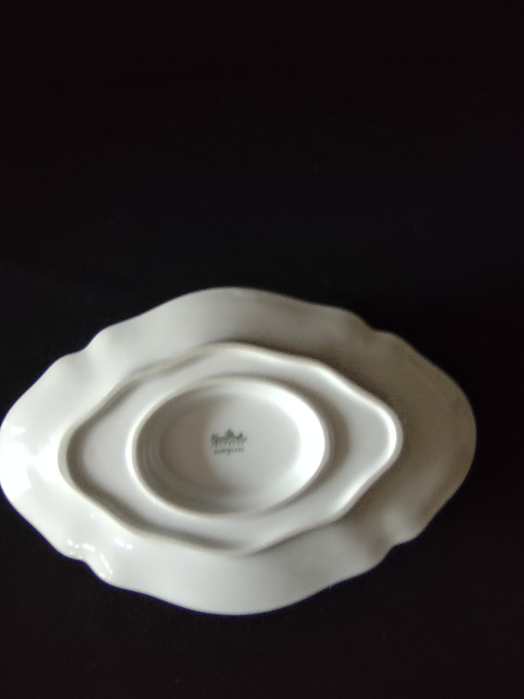 Rosenthal Sanssouci gravy boat handle detail
