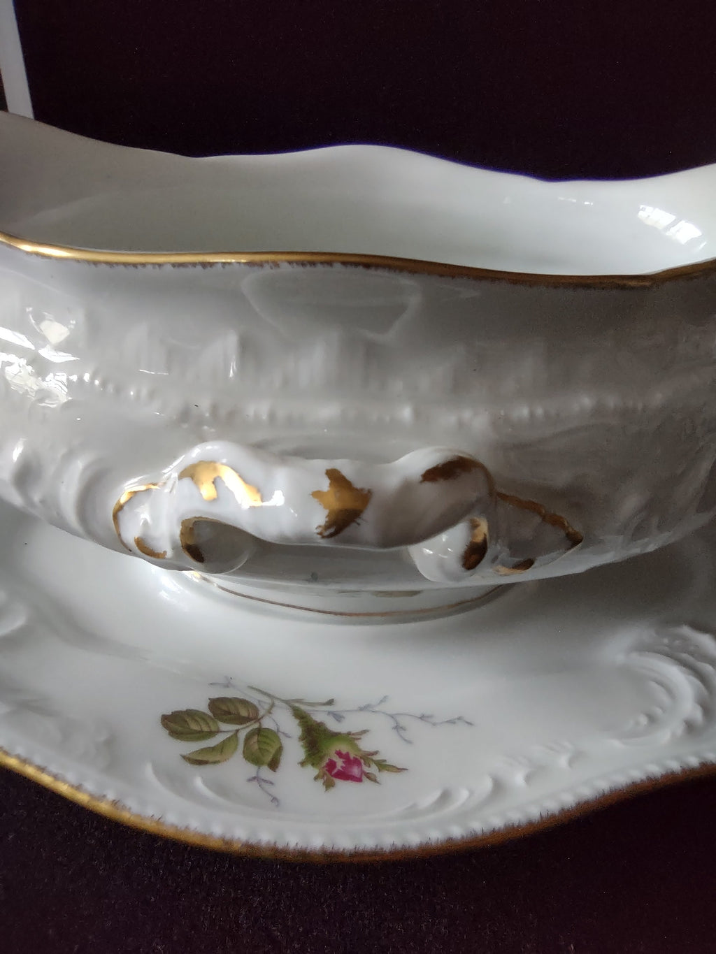 Rosenthal Sanssouci gravy boat interior view