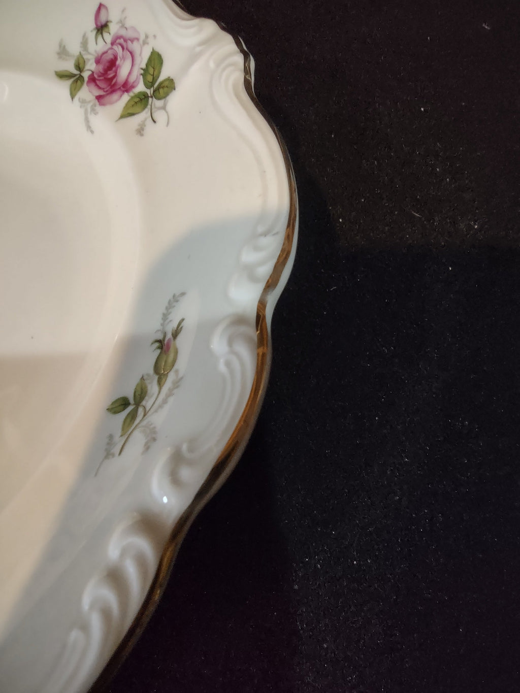 Rosenthal Pompadour plate side profile