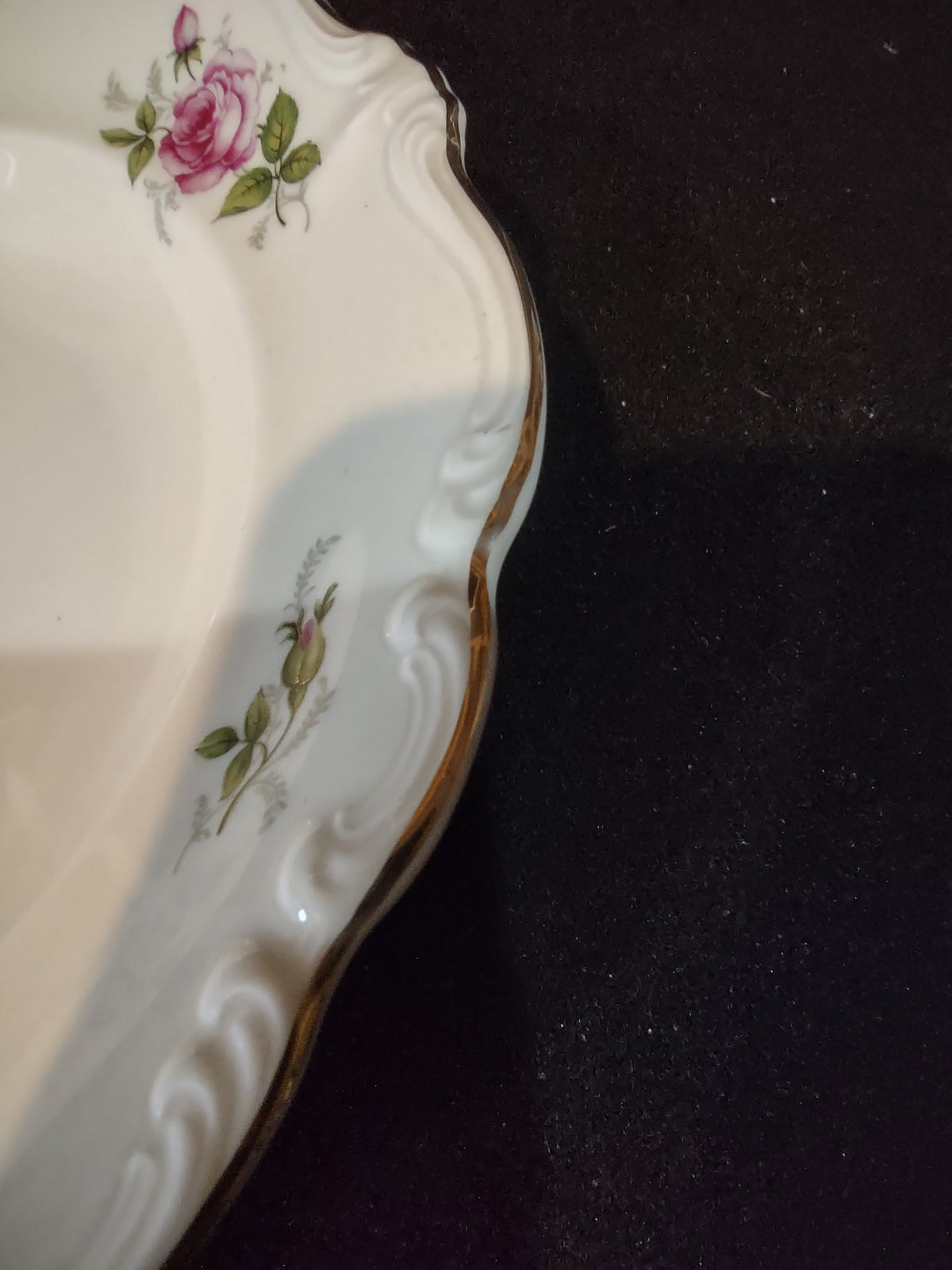 Rosenthal Pompadour plate side profile
