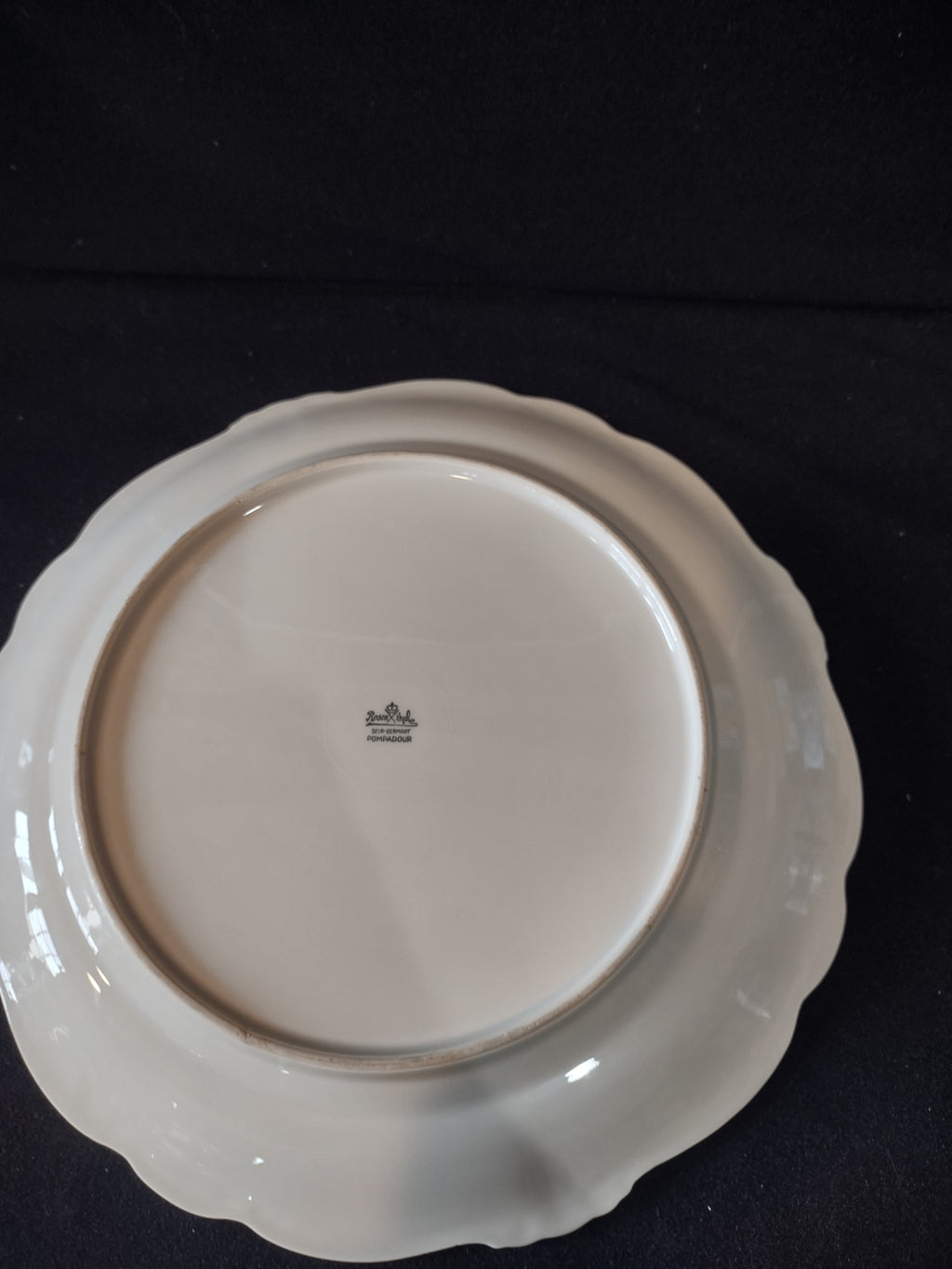 Vintage Rosenthal Pompadour Pink Rosebud Plate - backstamp