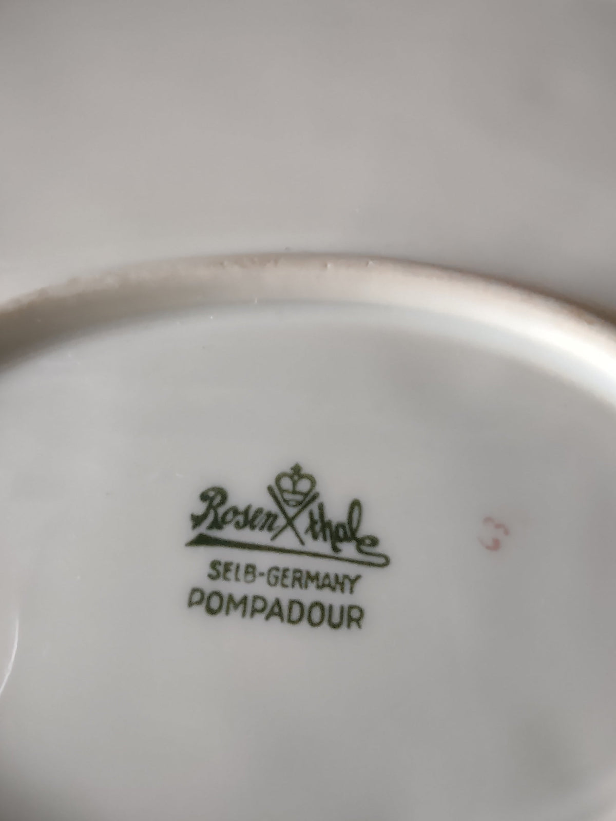 Rosenthal Moss Rose oval platter - front view