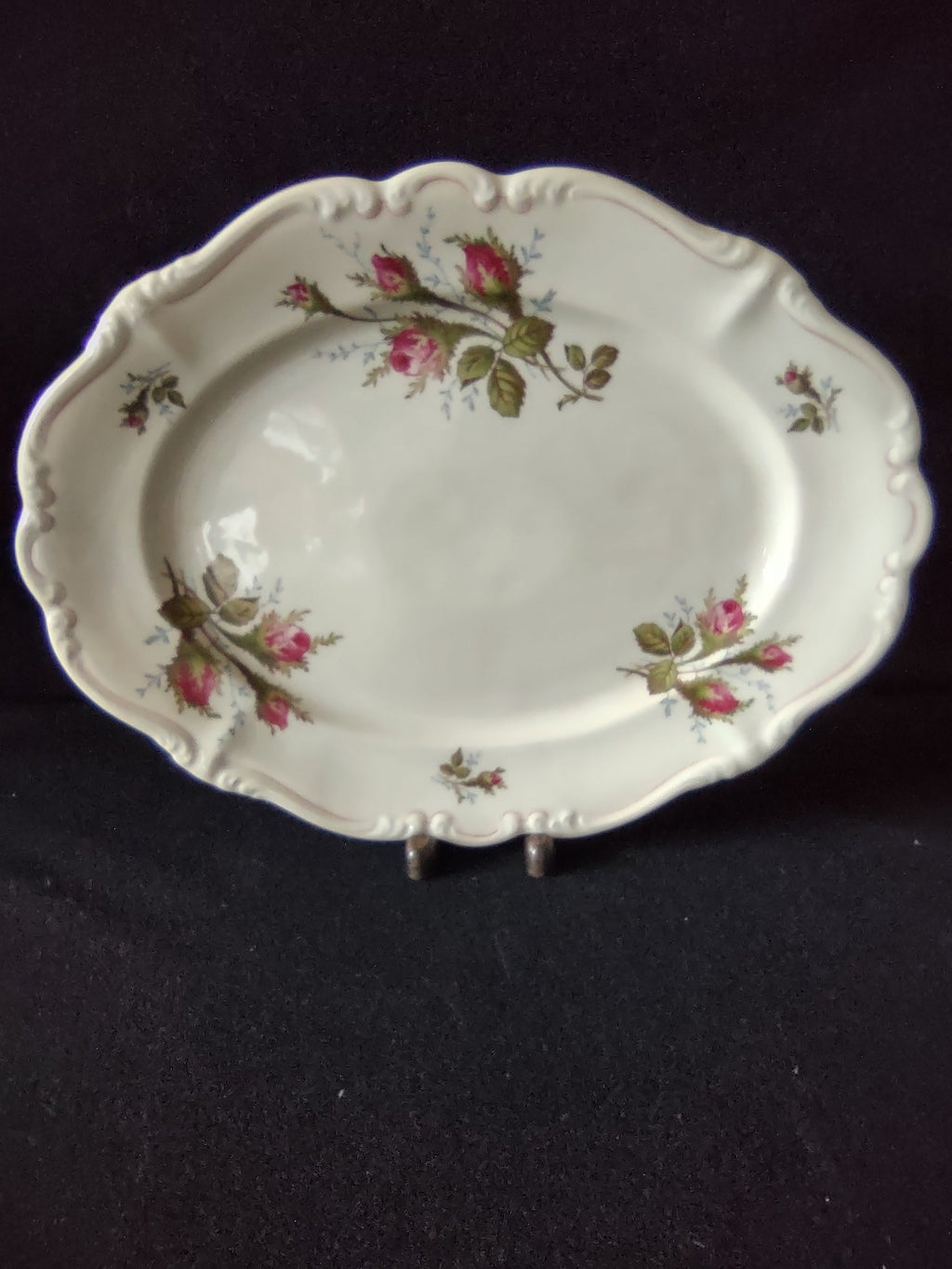 Rosenthal Moss Rose oval platter - size measurement