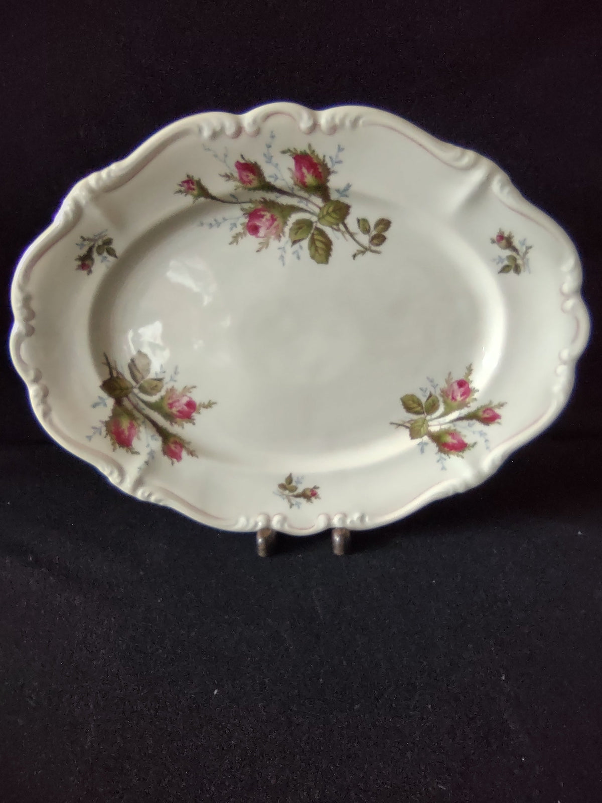 Rosenthal Moss Rose oval platter - size measurement
